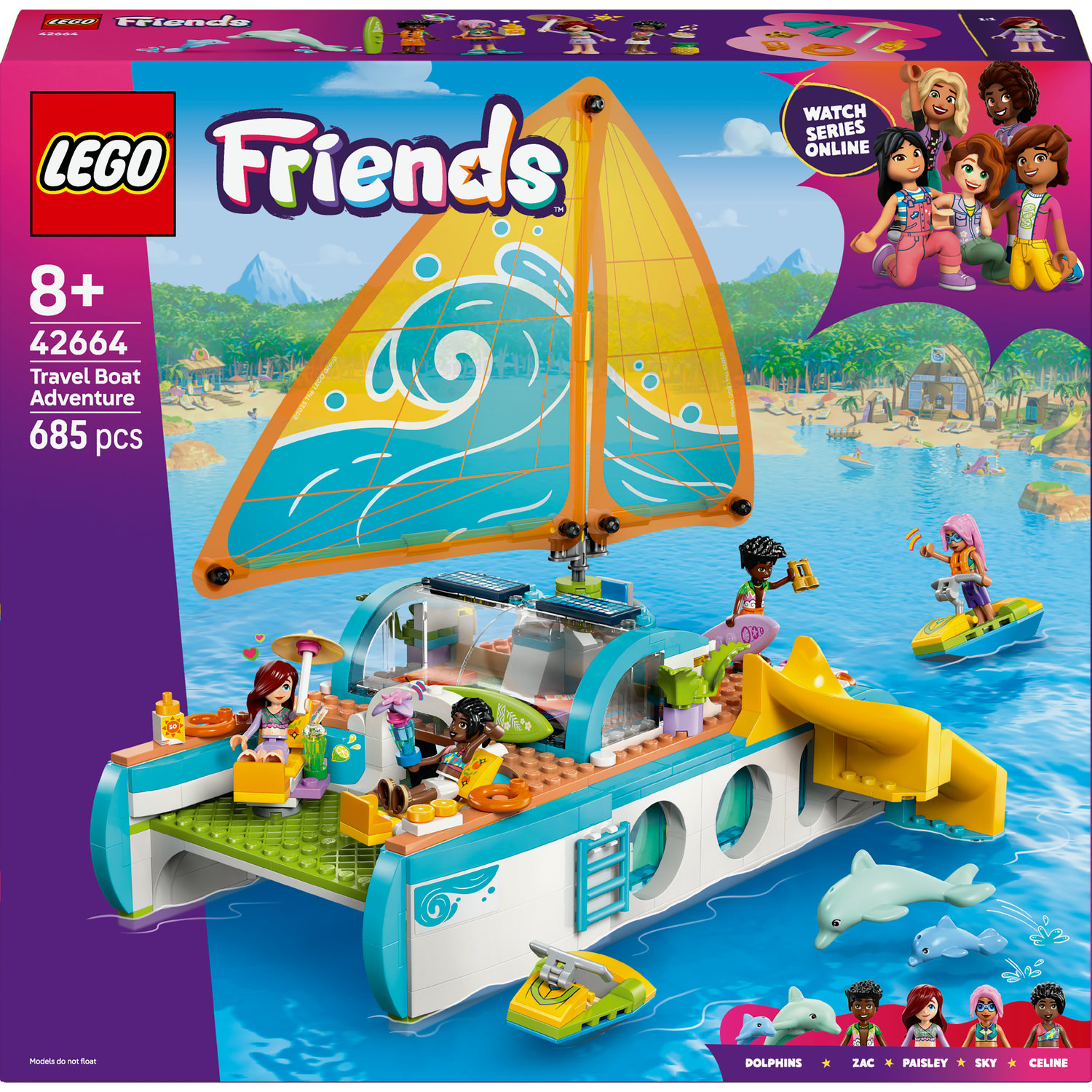 LEGO Friends 42664 Dobrodružstvo na jachte Friends 42664